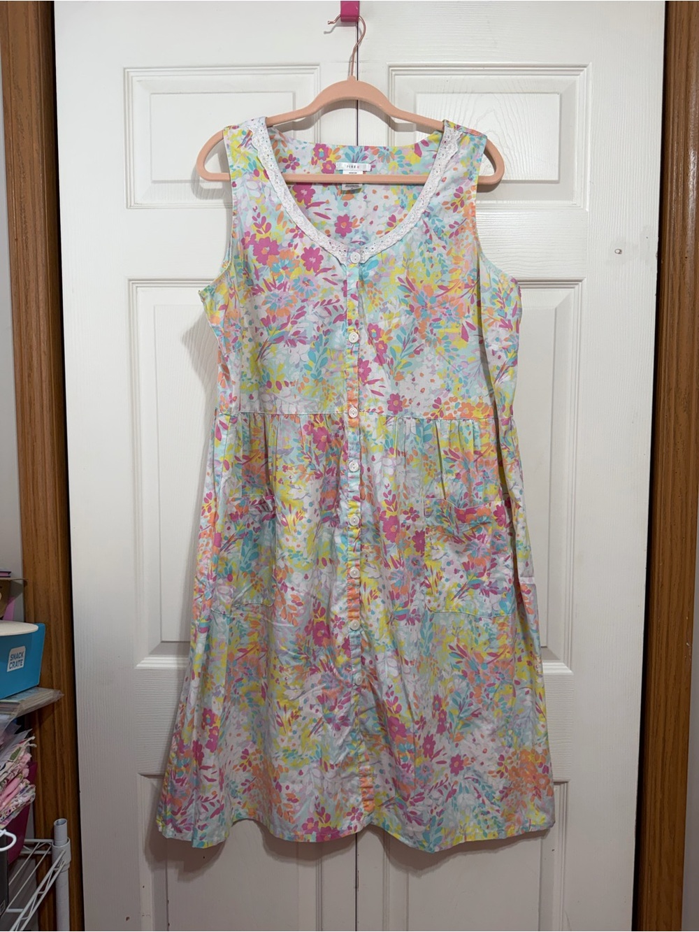 Vintage Kmart Pink Brand Housedress